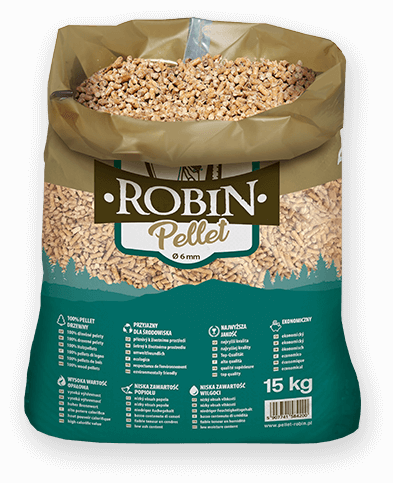 worek pelletu opałowego Robin do kupienia w Nowym Wiśniczu lub sklepie internetowym